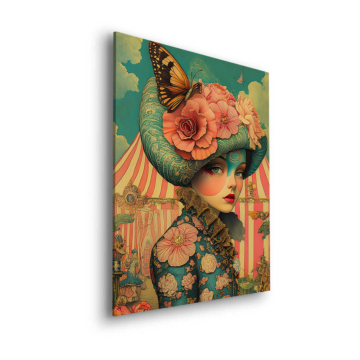Butterfly Hat Doll Dibond Matt Art