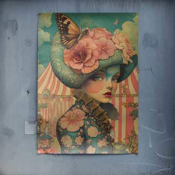 Butterfly chapeau doll - poster