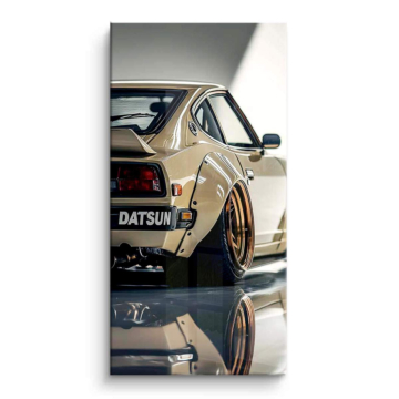 Retro Datsun Sports Car PVC Gloss Art