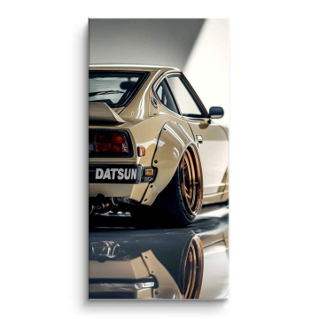 Retro Datsun Sports Car PVC Matt Art