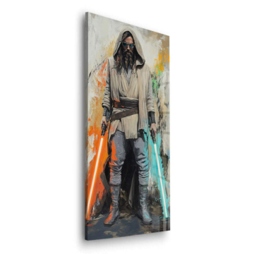 Jedi-Duellist inspiriert von Star Wars - Acrylglasbild