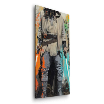 Star Wars Inspired Jedi Duelist Dibond Matt Art