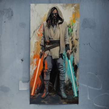 Jedi-Duellist inspiriert von Star Wars - Poster