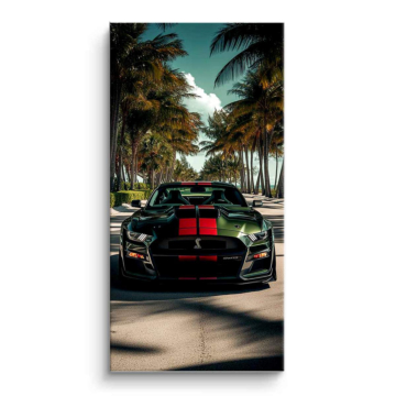 Ford Mustang Tropical Drive PVC Matt Art