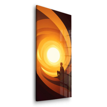 Strahlendes Sonnenuntergang Spira - Acrylglasbild
