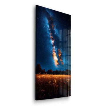 Nachtfeld unter der Milchstraße - Acrylglasbild