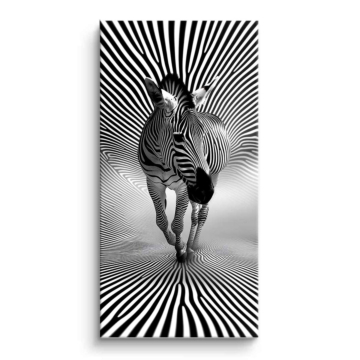 Cebra Optical Illusion - cuadro PVC mate