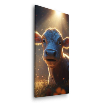 OVNI cow rencontre - tableau Dibond mat