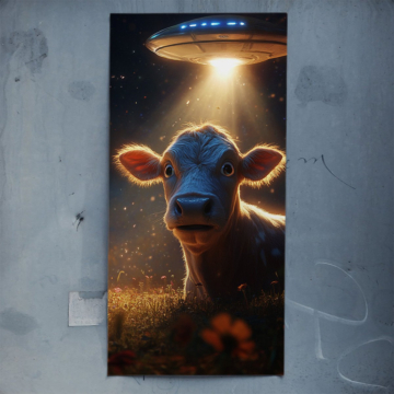 OVNI cow rencontre - poster