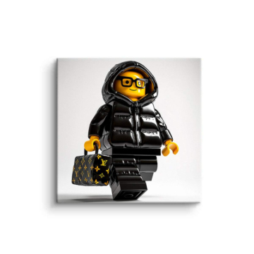 Lego Inspired Luxury Figure PVC Matt Art