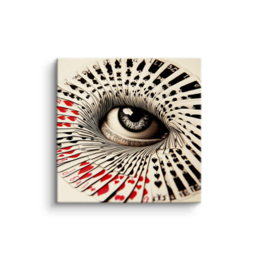 Playing Card Eye PVC Matt Art
