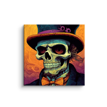 Dapper Skull Gentleman PVC Matt Art
