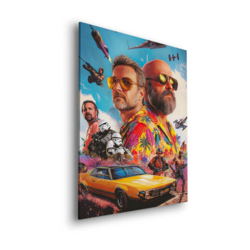 Fear and Loathing Inspired Poster Dibond Matt Art
