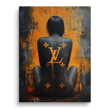 Tatouage back inspiré de Louis Vuitton - tableau sur toile