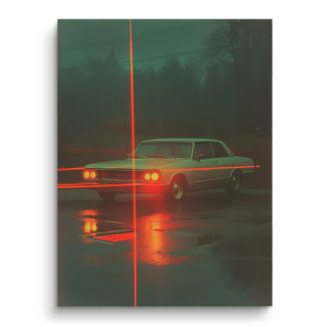 Ford Mustang Retro Glow PVC Matt Art