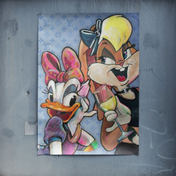 Duo cartoon inspiré de Daisy et Lola - poster