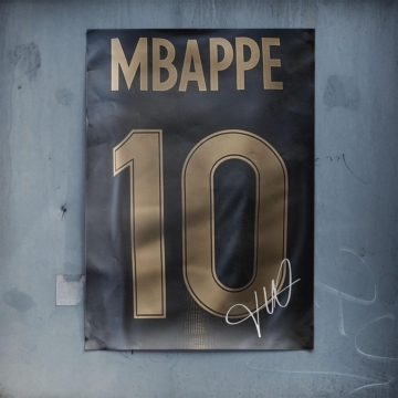 Mbappe Inspired Jersey Poster Art