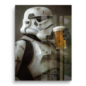 Star Wars Inspired Stormtrooper Beer PVC Gloss Art