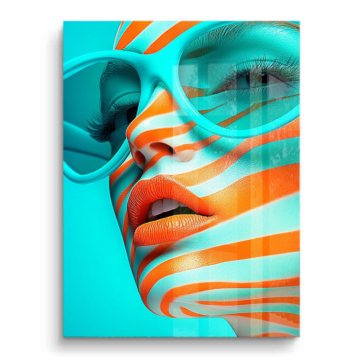Striped Pop Beauty PVC Gloss Art