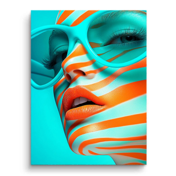 Striped Pop Beauty PVC Matt Art