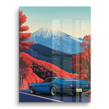 Ford Mustang Mount Fuji PVC Gloss Art