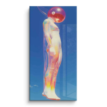 Kosmische Taucherfigur - PVC-Bild glänzend