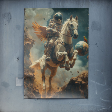 Cheval ange knight - poster