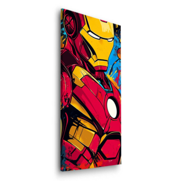Iron Man Inspired Graffiti Hero Dibond Matt Art