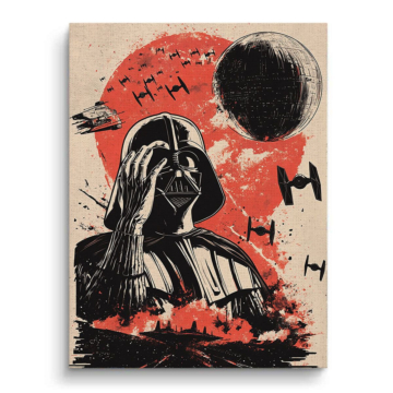 Galactic inspirado en Darth Vader - cuadro en lienzo