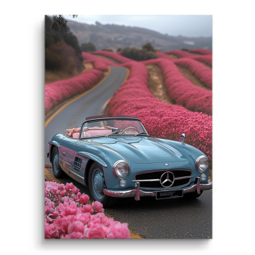 Mercedes Roadster Blossom Drive PVC Matt Art