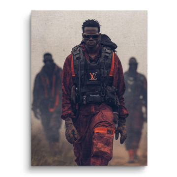 Louis Vuitton Inspired Urban Astronaut Canvas Art