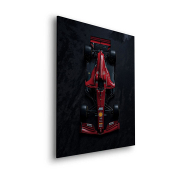 Ferrari Formel-1-Rennwagen - Dibond-Bild matt