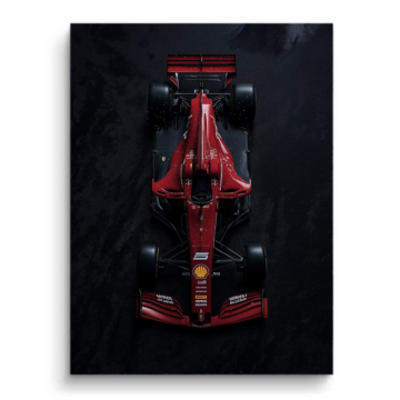 Bolid Ferrari Formuły 1 - obraz na matowym PVC
