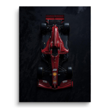 Ferrari Formula One Race Car Canvas Art
