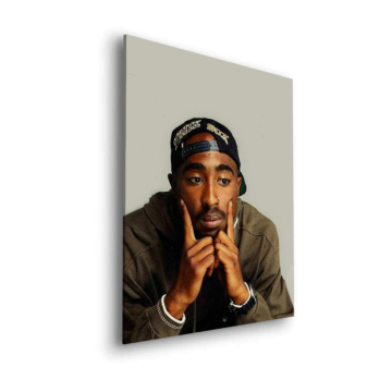 Retrato urbano inspirado en Tupac - cuadro Dibond mate