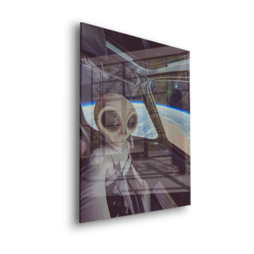 Alien Passenger Spacecraf - Acrylglasbild