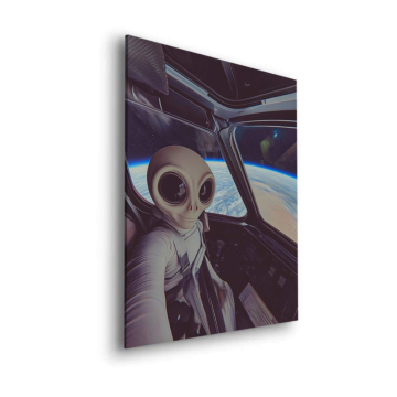 Alien Passenger Spacecraft - cuadro Dibond mate