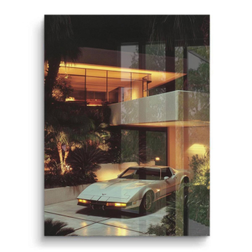 Lamborghini Mitternacht Fahrt Elegan - PVC-Bild glänzend