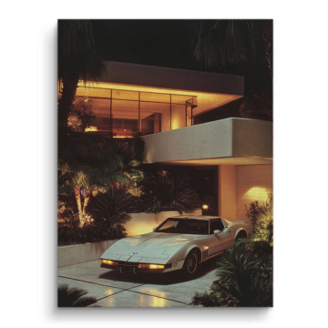 Lamborghini Countach Midnight Drive Canvas Art