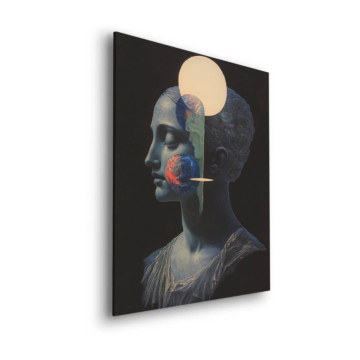 Celestial busto reflejo - cuadro Dibond mate