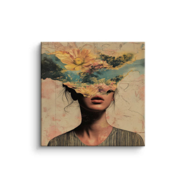 Floral Woman Dreamscape PVC Matt Art