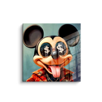 Mickey Mouse Inspired Cash King PVC Gloss Art