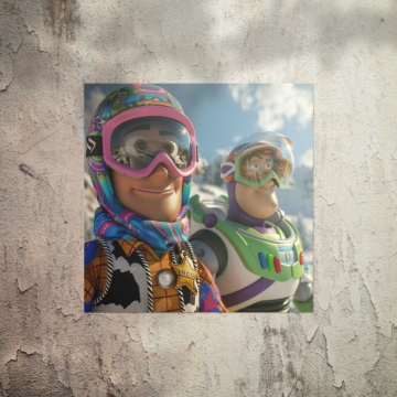 Aventure à ski inspirée de Toy Story - poster