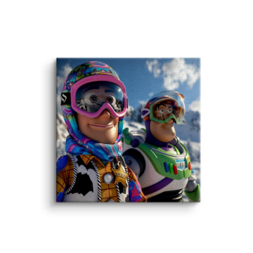 Toy Story Inspired Ski Adventure Canvas Art