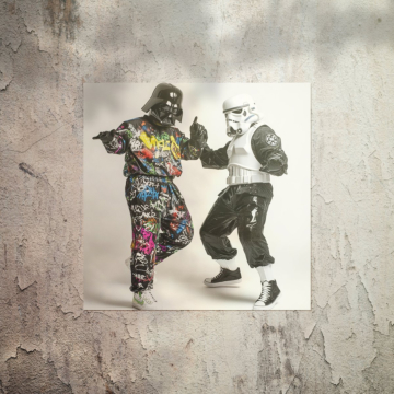 Michael Jackson Stormtrooper Inspired Dance Poster Art