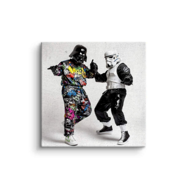 Michael Jackson Stormtrooper Inspired Dance Canvas Art