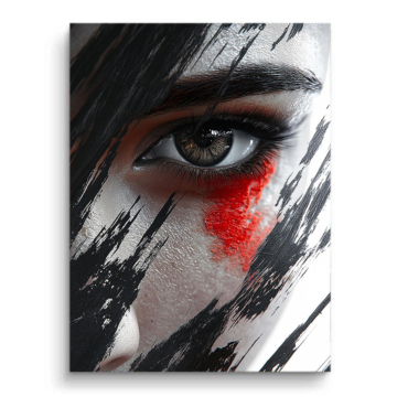 Crimson Eye Close Up PVC Matt Art