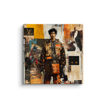 Luxury Streetwear Collage PVC Matt Art