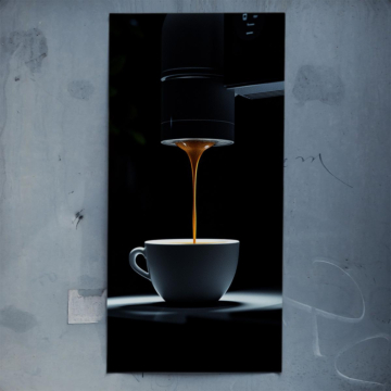 Espresso Pour Minimal Poster Art