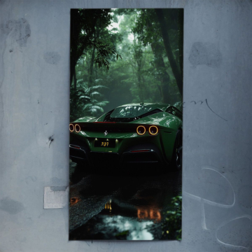 Emerald Wald Sportwagen - Poster